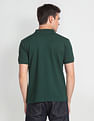 Flying Machine Solid Pique Polo Shirt