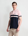 Arrow Sports Colour Block Cotton Polo Shirt