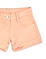 U.S. Polo Assn. Kids Mid Rise Solid Shorts