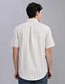 Tommy Hilfiger Striped Regular Fit Plain Woven Shirt