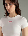 Tommy Hilfiger Solid Slim Fit Cotton T-Shirt