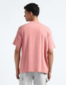 Flying Machine Crew Neck Relaxed Fit Logo T-Shirt