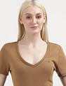 Tommy Hilfiger Solid V-Neck T-Shirt