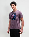 Arrow Newyork Graphic Printed Cotton T-Shirt