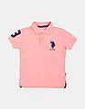 U.S. Polo Assn. Kids Solid Cotton Pique Polo Shirt