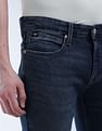 Flying Machine Freddie Slim Straight Fit Light Washed Jeans
