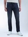 Flying Machine Freddie Slim Straight Fit Light Washed Jeans