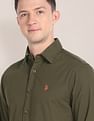 U.S. Polo Assn. Solid Cotton Twill Shirt
