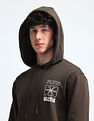 Flying Machine Brand Printed Relaxed Fit Sweatshirt