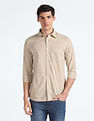 Flying Machine Spread Collar Slim Fit Shirt