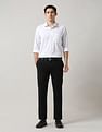 Arrow Autoflex Textured Regular Fit Trousers