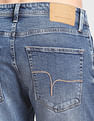 Flying Machine Slash Slim Tapered Fit Stone Wash Jeans