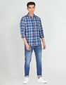 U.S. Polo Assn. Denim Co. Rounded Cuff Check Casual Shirt