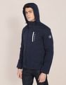 U.S. Polo Assn. Detachable Hood Panelled Polyester Casual Jacket