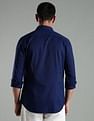 Tommy Hilfiger Self Design Slim Fit Cotton Shirt