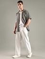 Tommy Hilfiger Striped Regular Fit Cotton Shirt
