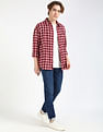 Tommy Hilfiger Kids Relaxed Fit Tartan Checked Shirt