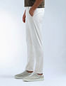 Flying Machine Mid Rise Slash Slim Tapered Fit Trousers