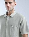 Flying Machine Textured Essentials Polo Shirt
