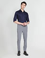 Arrow Geometric Patterned Slim Shirt