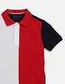 Tommy Hilfiger Kids Boys Colorblock Regular-Fit Cotton Polo T-Shirt