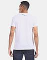 Calvin Klein Men White Slim Fit Small Monogram Logo T-Shirt