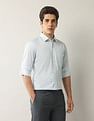 Arrow Geometric Printed Manhattan Slim Fit Shirt