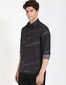 Calvin Klein Jeans Printed Slim-Fit Satin Woven Shirt