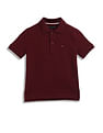 Tommy Hilfiger Kids Boys Striped Regular-Fit Cotton Polo T-Shirt