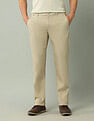 Arrow Sport Solid Dobby Weave Trousers