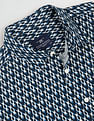 Flying Machine Geometric Print Cotton Shirt
