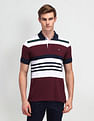 Arrow Sport Horizontal Striped Regular Polo Shirt