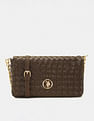 U.S. Polo Assn. Women Angie Patterned Weave Crossbody Bag