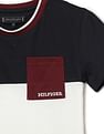 Tommy Hilfiger Kids Boys Colorblock Logo Embroidered T-Shirt