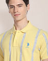 U.S. Polo Assn. Vertical Stripe Birdseye Polo Shirt