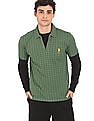 U.S. Polo Assn. Zipper Placket Cotton Polo Shirt