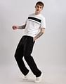 Calvin Klein Jeans Slim-Fit Solid Mid Rise Trousers
