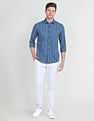 U.S. Polo Assn. Denim Co. Vertical Stripe Slim Shirt
