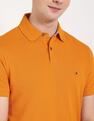 Tommy Hilfiger Solid Regular-Fit Cotton Polo Shirt