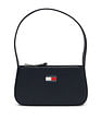 Tommy Hilfiger Solid Blue Pu Shoulder Bag