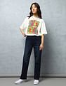 Flying Machine Women High Rise Straight Fit Jeans