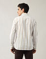 Arrow Sport Vertical Striped Regular Shirt