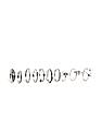 Aeropostale Women Silver Midi Finger Rings Set