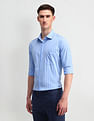 Arrow Liberty Classic Fit Vertical Stripes Shirt