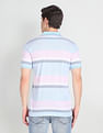 Arrow Sports Mercerised Cotton Horizontal Stripe Polo Shirt
