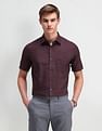 Arrow Gingham Checked Dobby Shirt