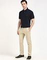 Tommy Hilfiger Solid Regular-Fit Cotton Polo Shirt