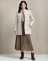 U.S. Polo Assn. Women Stand Collar Heathered Jacket