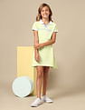 U.S. Polo Assn. Kids Girls Solid Skater Dress