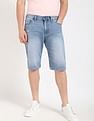 Tommy Hilfiger Regular-Fit Faded/ Printed Mid-Rise Shorts